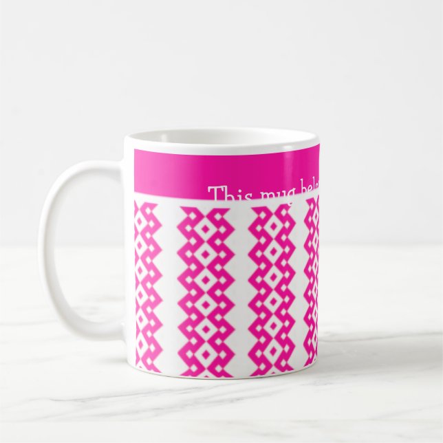 Taza De Café Personalizado Café Blanco Mug, Geométrica Candy Pi (Izquierda)