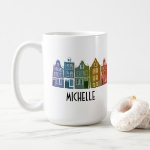 Taza De Café PERSONALIZADO Canal House Rainbow Amsterdam Holand