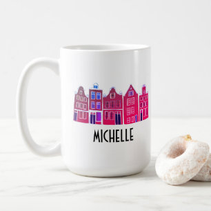 Taza De Café PERSONALIZADO Canal House Row Amsterdam Holland Ho