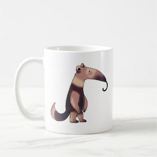 Taza De Café Personalizado caprichosa Anteater Art