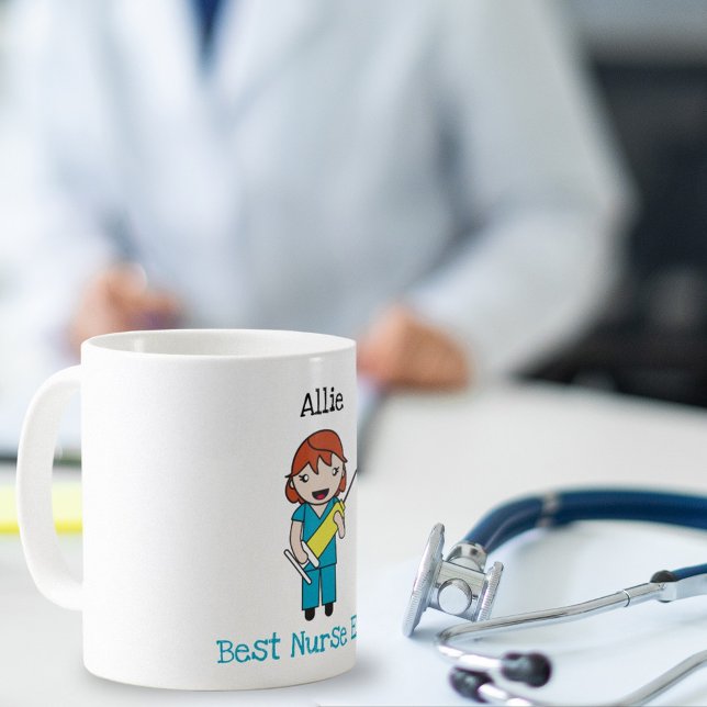 Taza De Café Personalizado Chibi Profesional Médico Gracias (Subido por el creador)