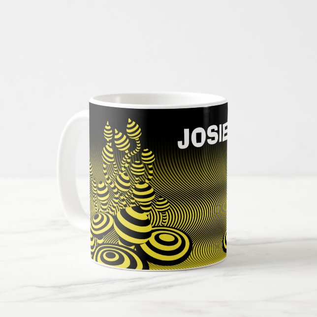 Taza De Café Personalizado Coffee mug Acid Lemon Magic Mushroom (Anverso izquierdo)