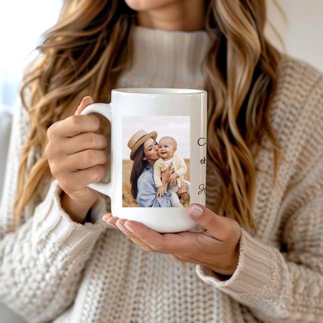 Taza De Café Personalizado Coffee Mug para mamá con fotos (Subido por el creador)