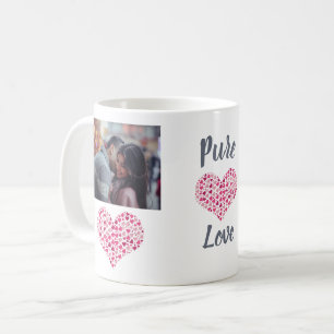 Taza De Café Personalizado Collage de fotos Corazón de amor Mug