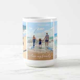 Taza De Café Personalizado Collage de fotos Mensajes de texto -