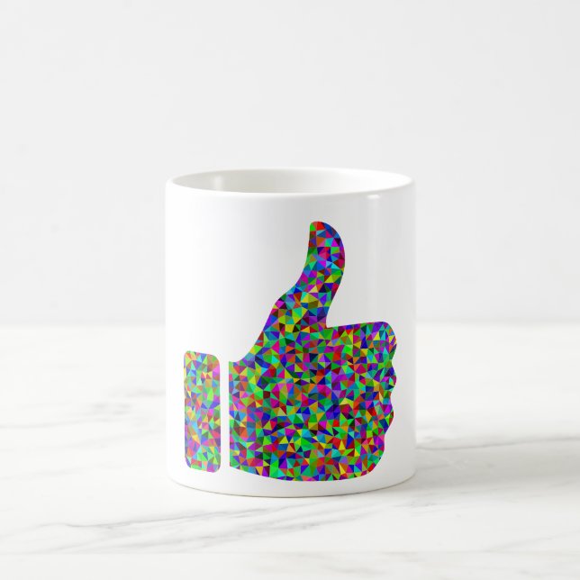 Taza De Café Personalizado Colorful Prisma Thumbup (Centro)