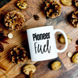 Taza De Café Personalizado |Combustible pionero| Mug de servici