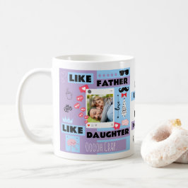 Taza De Café Personalizado "Como Padre Como Hija, Oh Crap"