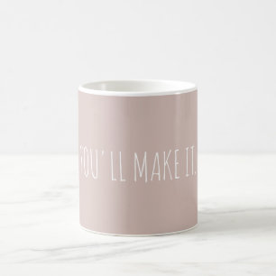Taza De Café Personalizado Confíe En Su Intuición Motivadora 