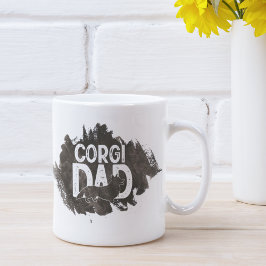 Taza De Café Personalizado Corgi Dad