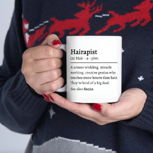 Taza De Café Personalizado Cosmetología Hairapist Definition Sa