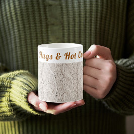 Taza De Café Personalizado Cosy Oatfood Winter | Abrazos y caca