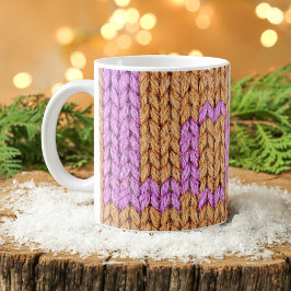Taza De Café Personalizado Cosy Winter LOVE | Abrazos y cacao c