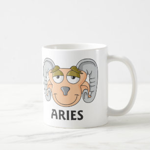 Taza De Café Personalizado Cute Aries Ram
