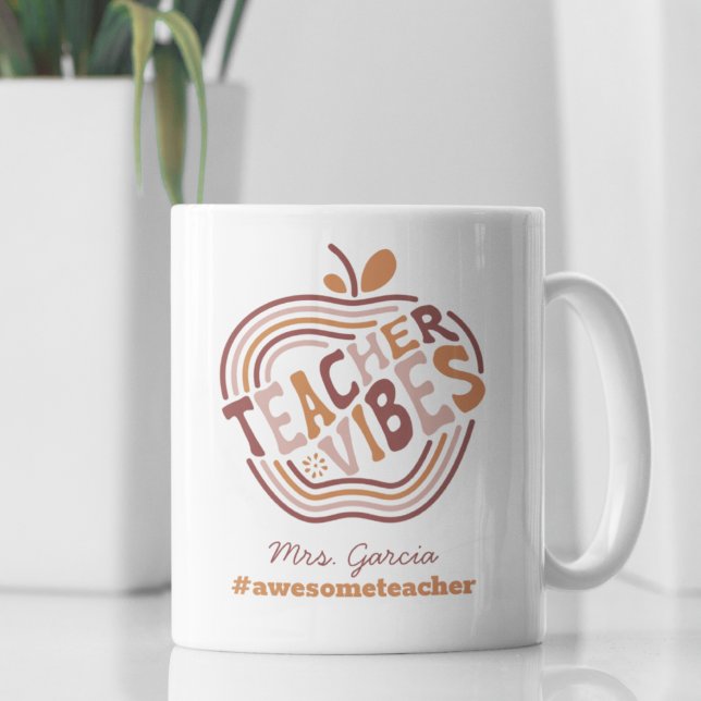 Taza De Café Personalizado de agradecimiento a un profesor de A (Subido por el creador)