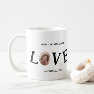 Taza De Café Personalizado de amor negro