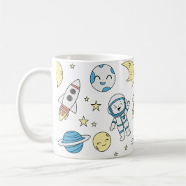 Taza De Café Personalizado de aventuras espaciales Mug