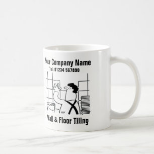 Taza De Café Personalizado de baldosas de pared y suelo