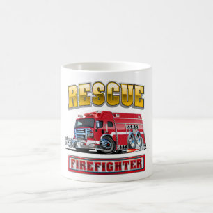 Taza De Café Personalizado de bomberos