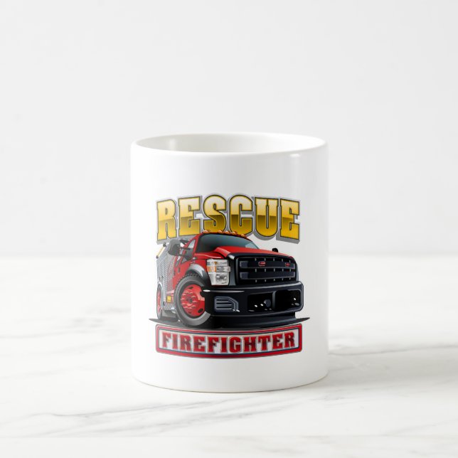 Taza De Café Personalizado de bomberos (Centro)