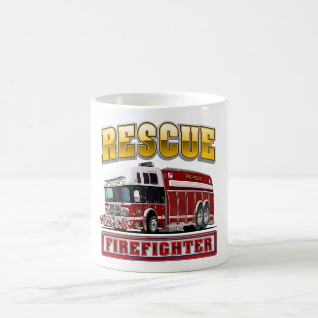 Taza De Café Personalizado de bomberos (Centro)