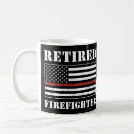 Taza De Café Personalizado de bomberos retirados regalos delgad