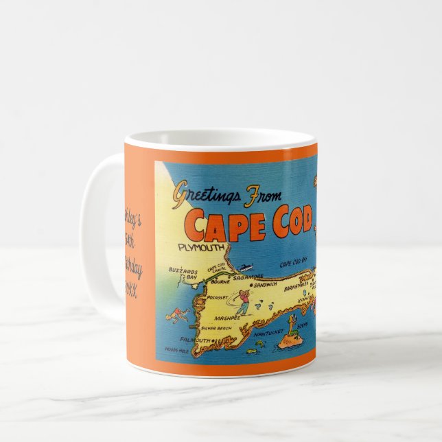 Taza De Café Personalizado de Cape Cod II Mug (Anverso izquierdo)