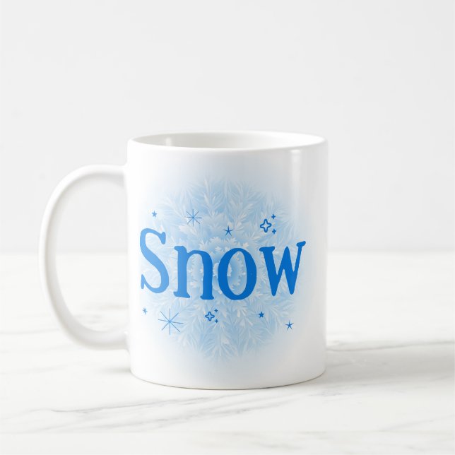 Taza De Café Personalizado de cerámica para invierno con tema d (Izquierda)
