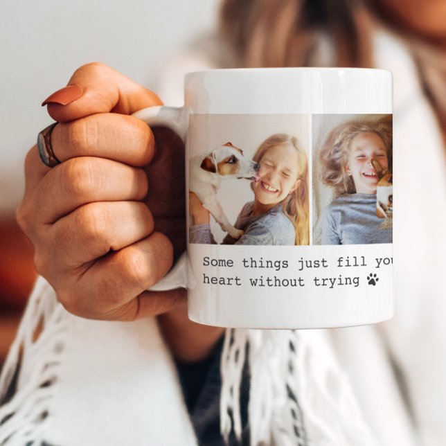 Taza De Café Personalizado de cita de perro Mascota lindo 4 Col (Subido por el creador)