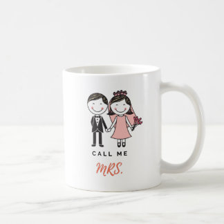 Taza De Café Personalizado de compromiso Mug-Bride mug-