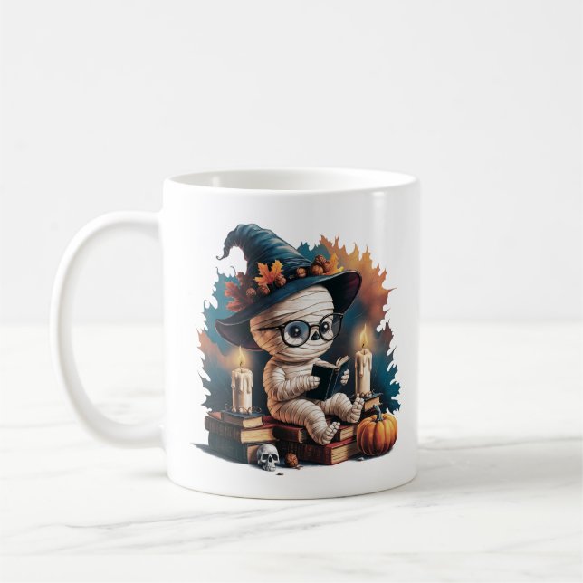 Taza De Café Personalizado de cosecha mami gótica, vibraciones  (Izquierda)