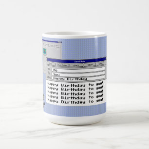 Taza De Café Personalizado de cumpleaños feliz tema del equipo 