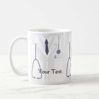 Taza De Café Personalizado de escudos del Laboratorio Médico mé