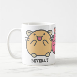 Taza De Café Personalizado de estilo kawaii lindo Hamsters pers