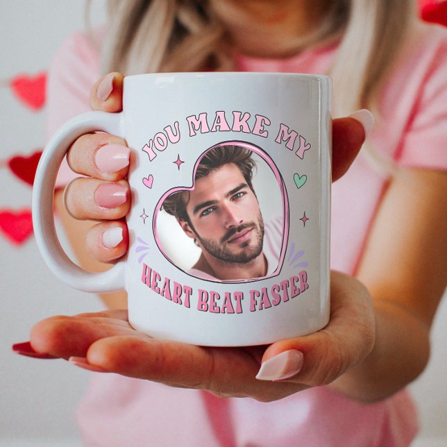 Taza De Café Personalizado de forma cardíaca Foto Valentine, la (Subido por el creador)