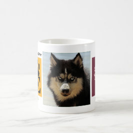 Taza De Café Personalizado de foto y nombre de perro personaliz