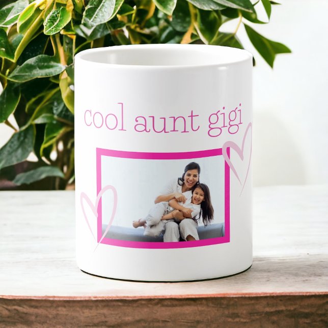 Taza De Café Personalizado de fotos de la tía Guay mejor tía nu (Subido por el creador)