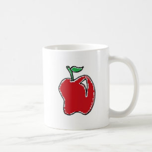 Taza De Café Personalizado de frutas de la Mano Roja