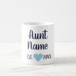 Taza De Café Personalizado de la Armada y Baby Blue Mug