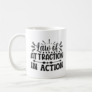 Taza De Café Personalizado de la Ley de Atracción Coffee Mug