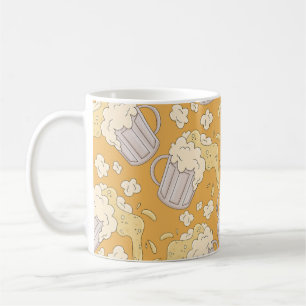 Taza De Café Personalizado De La Mug De Cerveza: Vintage Seamle