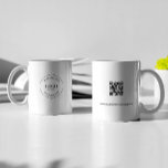 Taza De Café Personalizado de logotipo empresarial Sitio web de<br><div class="desc">Presentamos nuestro Personalizado de logotipo empresarial QR Code sitio web Professional Coffee Mug! Esta taza está diseñada para ayudarle a hacer una declaración y promover su negocio de una manera profesional y efectiva. Con el logotipo de su empresa que aparece de forma destacada en la taza, puede crear un reconocimiento...</div>