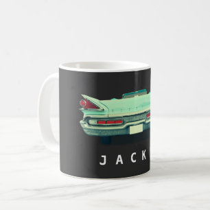 Taza De Café Personalizado de los pilotos traseros de mercurio