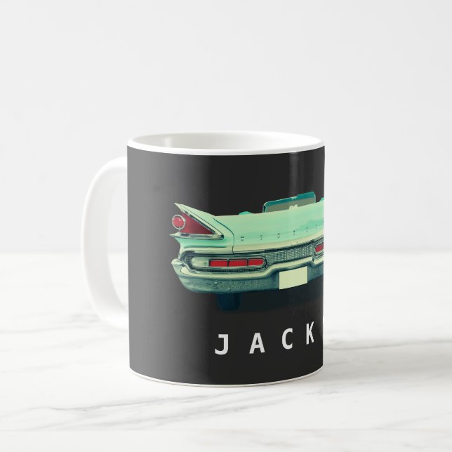 Taza De Café Personalizado de los pilotos traseros de mercurio  (Anverso izquierdo)