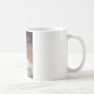 Taza De Café personalizado de lujo rosa y blanco