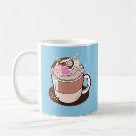 Taza De Café Personalizado de malvaviscos de chocolate caliente