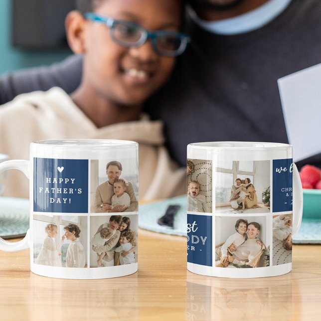 Taza De Café personalizado de mensajes "Mejor Papi" 7 Collage d (Subido por el creador)
