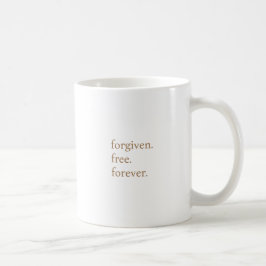 Taza De Café Personalizado de monograma moderno minimalista per