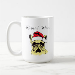 Taza De Café Personalizado de Navidades de Bulldog de Francia