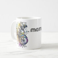 Personalizado de niños en bicicleta BMX. Hombre av